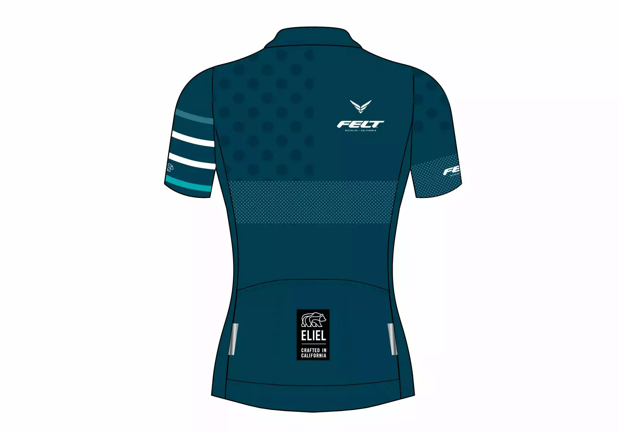 Felt Bicycles Felt Short-Sleeve Jersey Slate | Women's 3 Felt Bicycles Felt Short-Sleeve Jersey Slate | Women's - Image 3